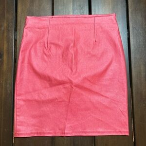 Windsor Leather Mini Skirt